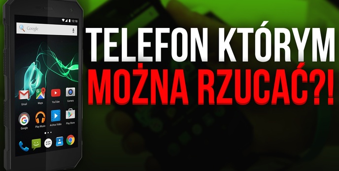 Telefon, Którym Można Rzucać?! ARCHOS 50 Saphir