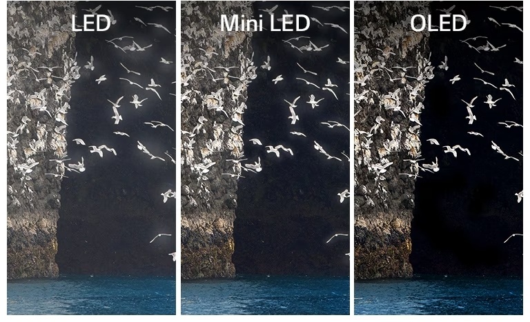 Porównanie technologii LED vs LCD vs OLED