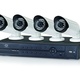 Conceptronic Zestaw CCTV (4 Kamery + Rejestrator 4-kanałowy)(Porty POE)