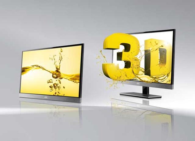 Prawie bez obramowania: AOC wprowadza superelegancki monitor 3D