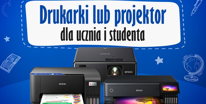 Powrót do szkoły i na studia z Epsonem! Przenośny projektor i świetne drukarki