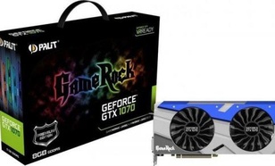 Palit GeForce GTX 1070 Gamerock 8GB DDR5 (256 Bit) HDMI, DVI, 3xDP + G-Panel (NE51070T15P2GP)