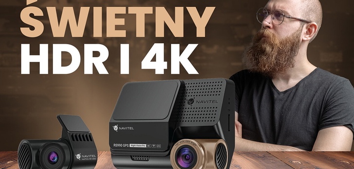 Wideorejestrator 4K z HDR i kamerą tylną! Navitel RS990 w redakcji