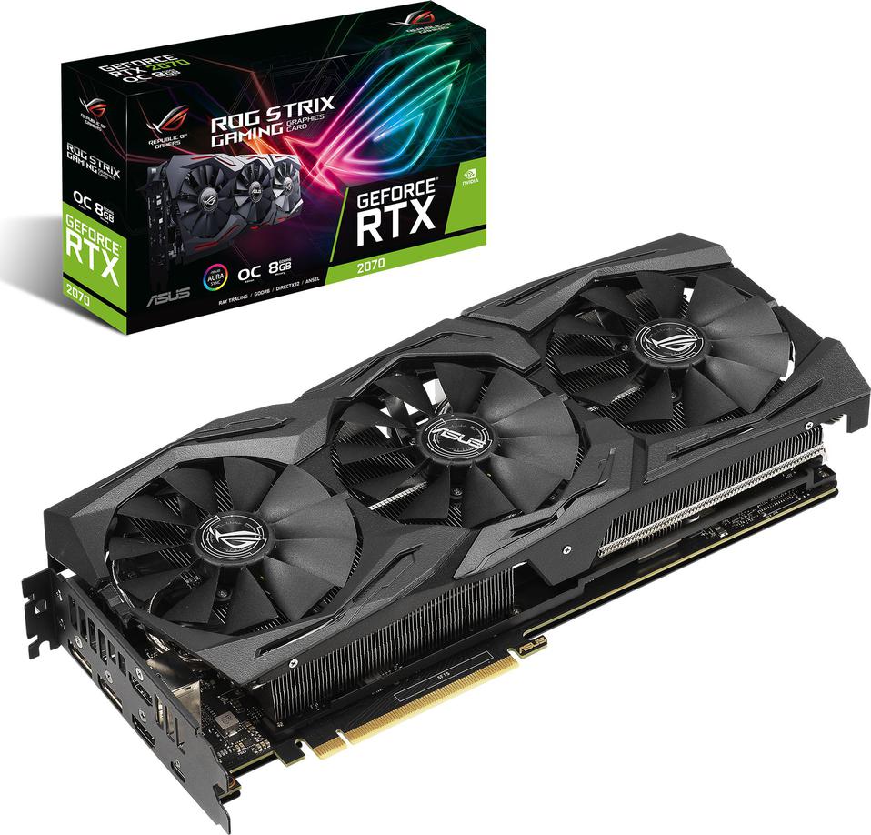 Asus ROG Strix GeForce RTX 2070 OC edition 8GB GDDR6 (256 Bit),