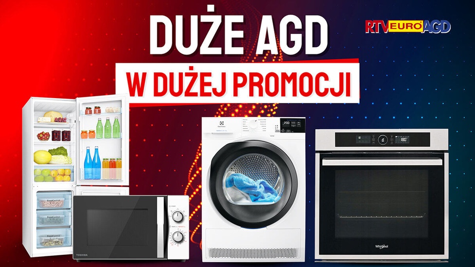 Duże AGD nawet o 350 złotych taniej? Wyposaż kuchnię i łazienkę!