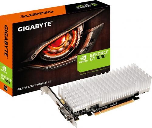 Gigabyte GeForce GT 1030 Silent Low Profile 2GB GDDR5 (64 Bit), DVI-D, HDMI, BOX (GV-N1030SL-2GL)