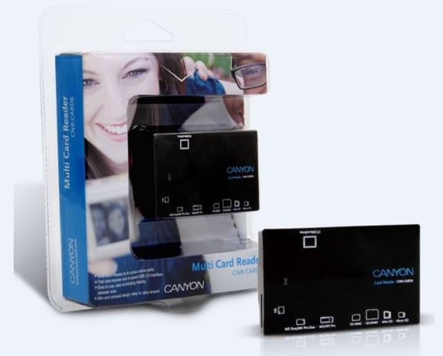 Czytniki kart USB Canyon CNR-CARD - magazynowanie danych nigdy nie było takie łatwe