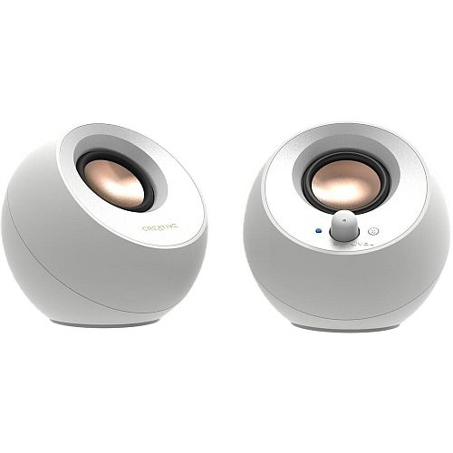 głośniki komputerowe do 200 złotych Creative Pebble V3 Biały