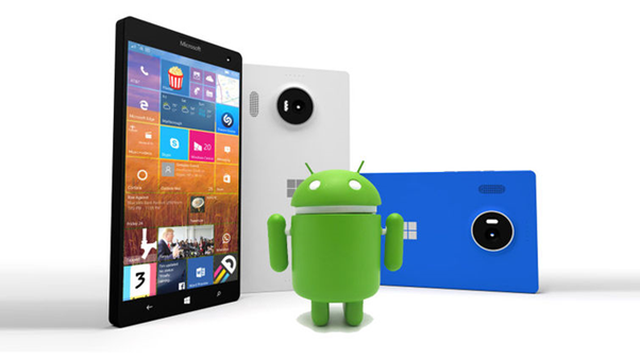 Nie Zobaczymy Aplikacji Rodem z Androida na Platformie Windows 10 Mobile…