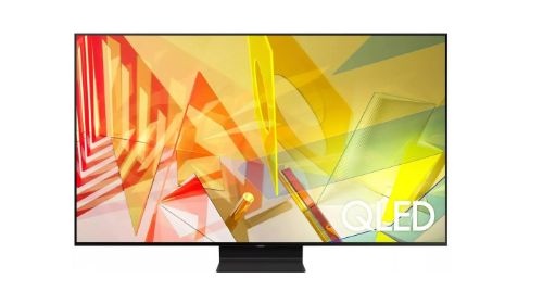  Samsung QE75Q90TA na białym tle