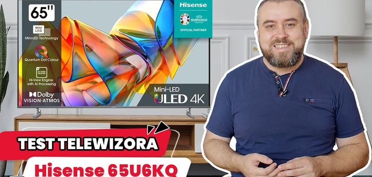 Hisense 65U6KQ - telewizor Mini-Led 4K