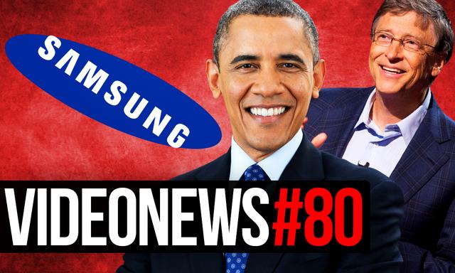 Videonews #80 - Obama naśmiewa się z Samsunga, Bill Gates Wiceprezydentem Stanów?