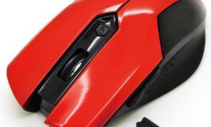 VAKOSS MYSZ BEZPRZEWODOWA OPTYCZNA 1000DPI, 6 PRZYCISKÓW TM-651UR CZERWONA