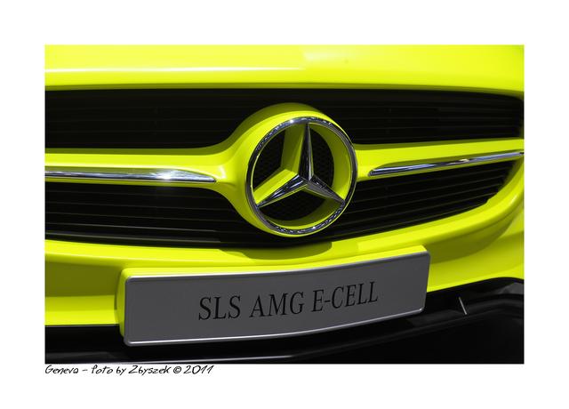 Mercedes SLS AMG E-Cell - galeria zdjęć Genewa 2011