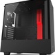 Nzxt H500i, okno, czarno czerwony (CA-H500W-BR)