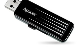 Apacer Flash Drive AH323 32GB USB 2.0 Black