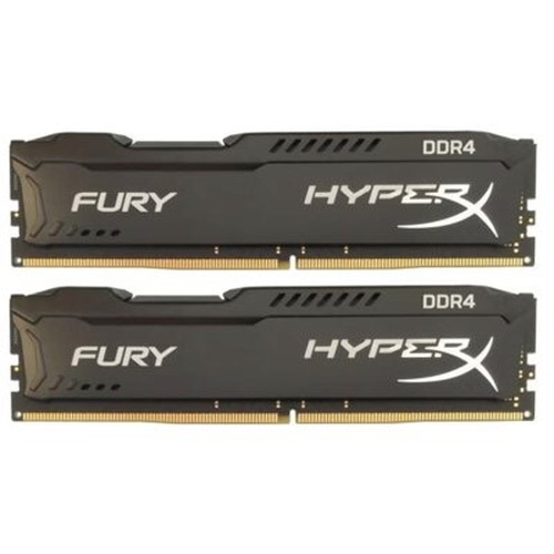 HyperX Fury DDR4, 16GB(2x8GB), 2666MHz, CL15, czarne (HX426C15FBK2/16)