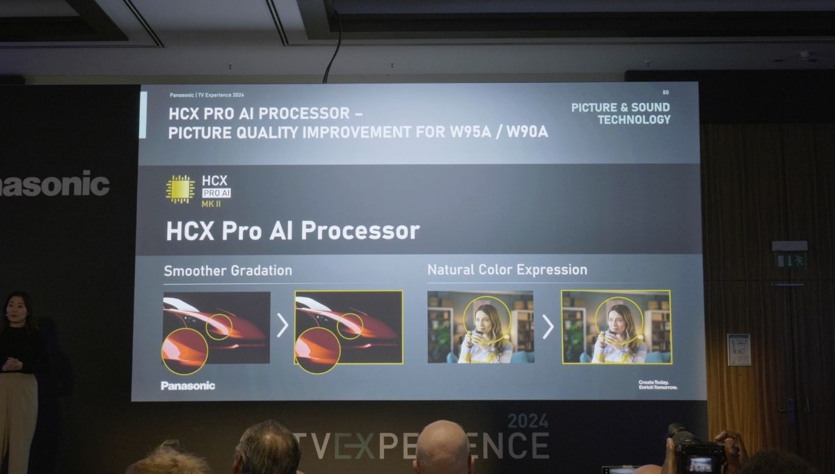 Nowy procesor HCX Pro AI MK II na prezentacji Panasonic