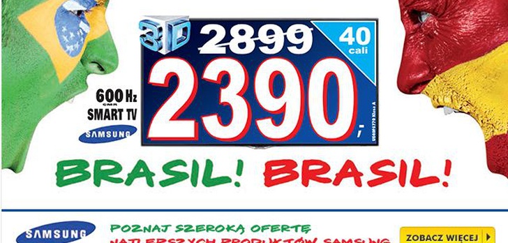 Piłkarska promocja - sprawdź Telewizory w super cenach!