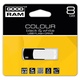 GoodRam Color Mix 8GB USB 2.0 Czarno Biały
