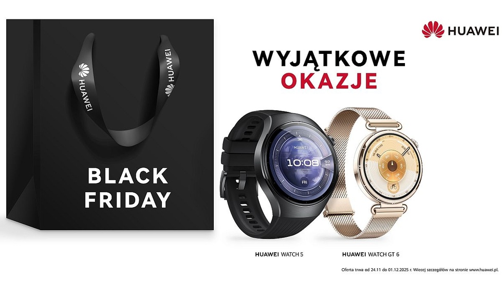 Black Friday z Huawei nabiera tempa - Bestellerowe urządzenia w doskonałych cenach!