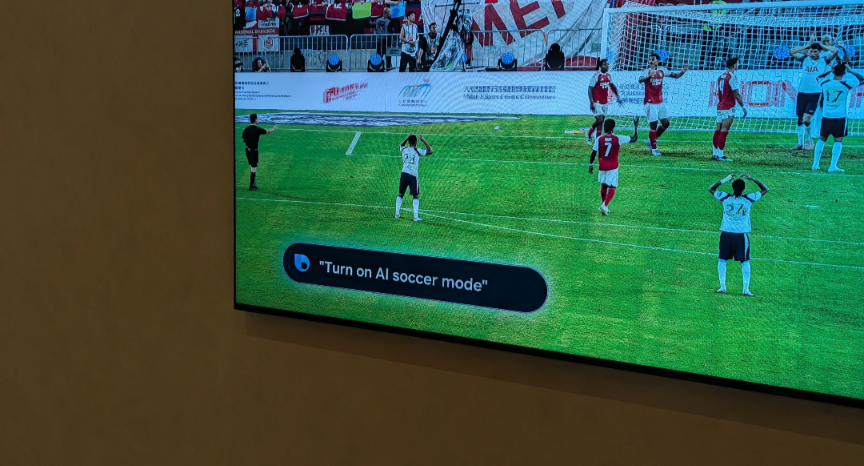 AI soccer mode pro Samsung 
