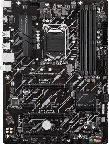 Gigabyte GA-Z370P-D3 ( LGA 1151 ; 4x DDR4 RDIMM ; ATX ; CrossFire )
