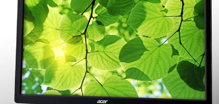 Seria monitorów Acer G6 - bardzo cienka konstrukcja,  wyjątkowa jakość obrazu 