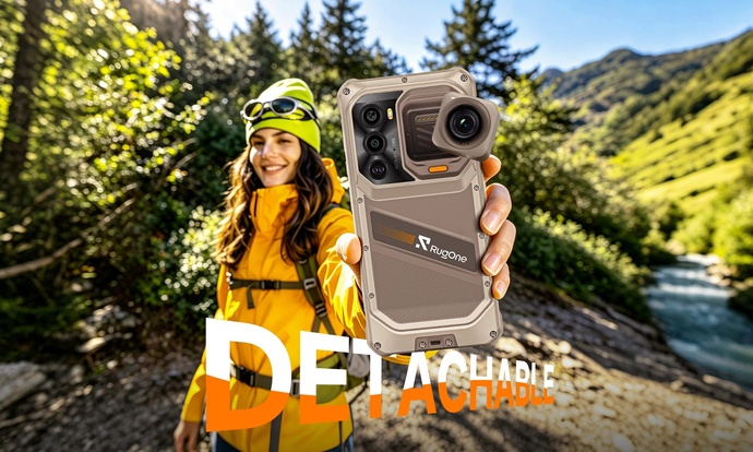 RugOne Xsnap 7 Pro: smartfon z odłączaną kamerką sportową | Znamy cenę