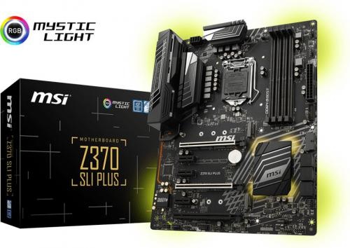 MSI Z370 SLI PLUS ( LGA 1151 ; 4x DDR4 DIMM ; ATX ; SLI CrossFire )