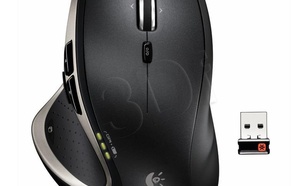 przewodowa/ Logitech laserowa Performance Mouse MX 1500dpi czarny