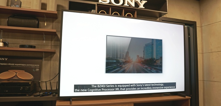 Wielka premiera monitora Bravia - To 100 cali profesjonalizmu.