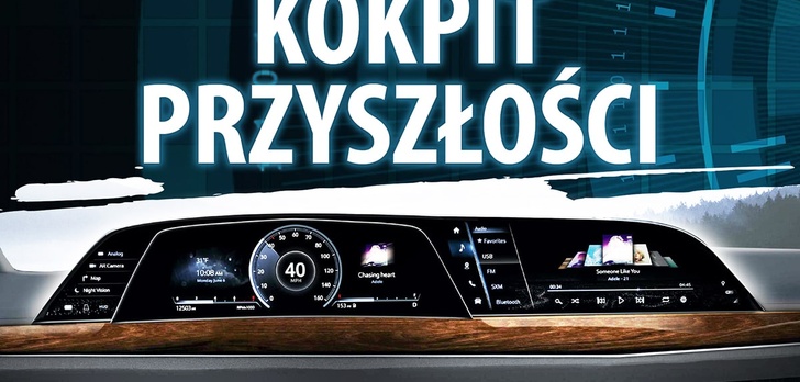 Pierwszy na świecie zakrzywiony wyświetlacz OLED w kokpicie Cadillaca Escalade 2021