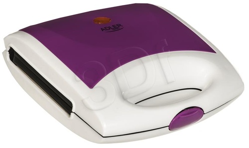 Opiekacz Adler AD 3020 violet (750W Biało-fioletowy)