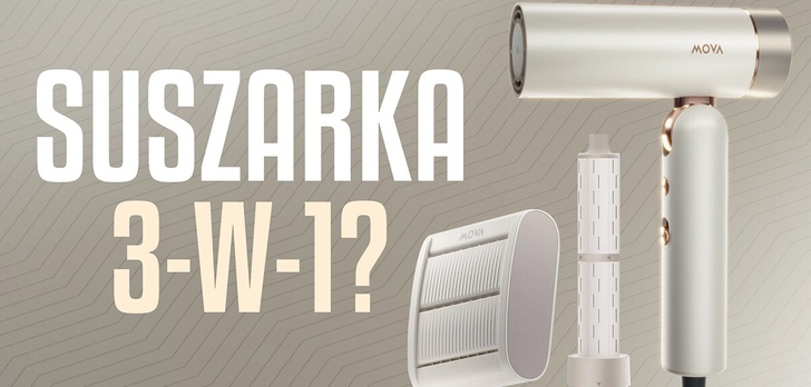 Z nią zrobisz loki i wyprostujesz włosy! Test suszarki MOVA Flip 10