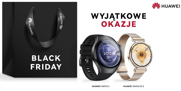 Black Friday z Huawei nabiera tempa - Bestellerowe urządzenia w doskonałych cenach!