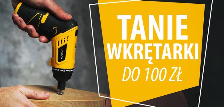 Najtańsze wkrętarki do 100 zł |TOP 5|