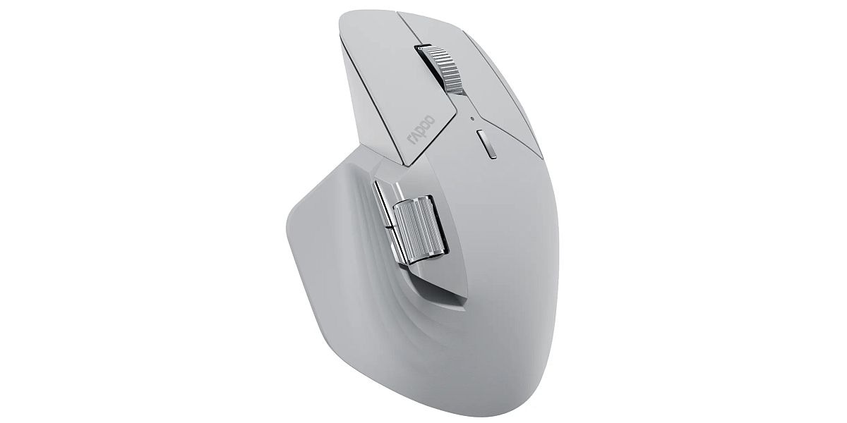 Rapoo mysz mt760l jasnoszara