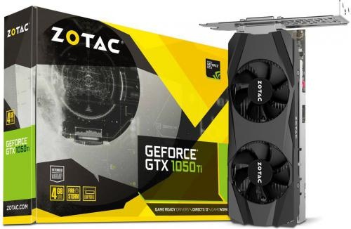 Zotac GeForce GTX 1050 Ti Low Profile 4GB GDDR5 (128 bit), HDMI, DP, DVI-D, BOX (ZT-P10510E-10L)