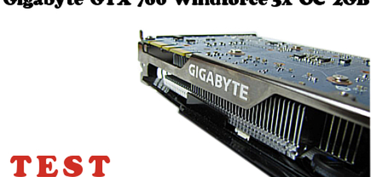 Gigabyte GTX 760 Windforce 3x 2GB OC test