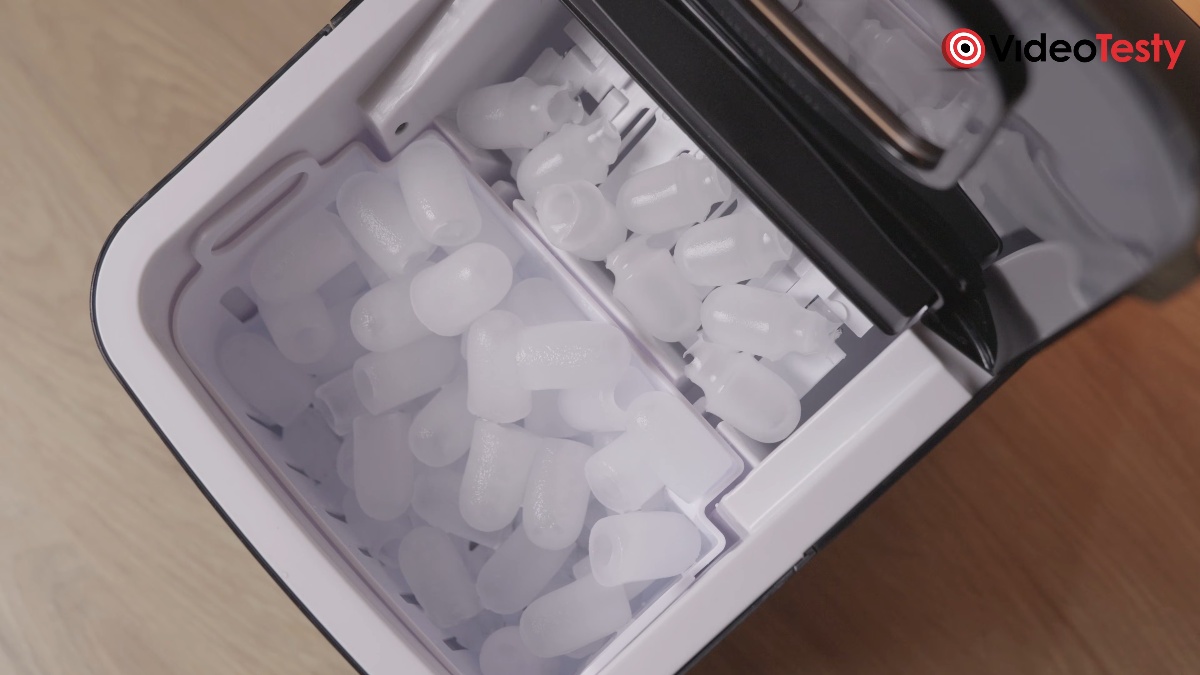 Wnętrze kostkarki Lafe Ice Cube Maker
