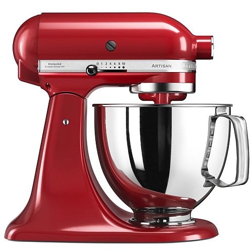 niezawodny wielofunkcyjny robot kuchenny czerwony KitchenAid Artisan 5KSM125EER