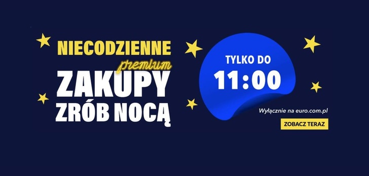 Nocna promocja w dużym sklepie - Małe i duże AGD taniej nawet o kilkaset złotych!