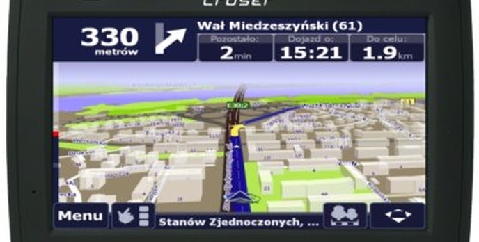 Cruser Omega B70 – nawigacja z 7-calowym ekranem