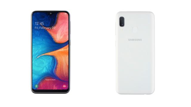 Samsung Galaxy A20e front i plecy