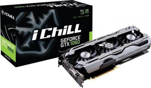 Inno3D GeForce GTX1060 iChill X3 3GB GDDR5 (192 Bit) DVI, HDMI, 3xDP, BOX (C1060-1SDN-L5GNX)