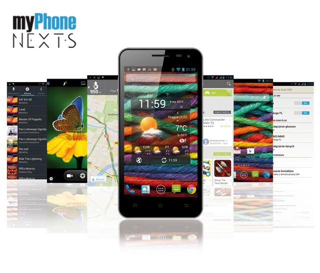 myPhone NEXT-S - kolejny niedrogi smartfon od firmy myPhone
