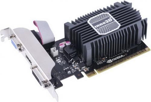 Inno3D GeForce GT 730 1GB DDR3 (64 bit) D-Sub, DVI, HDMI (N730-1SDV-D3BX)