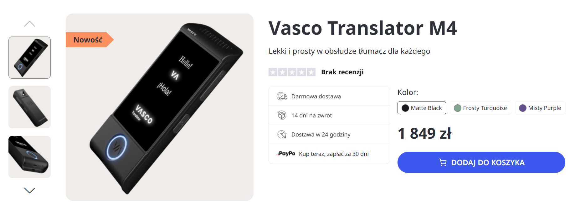 Kup Vasco M4 