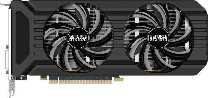 Palit GeForce GTX 1070 Dual 8GB GDDR5 (256 Bit) HDMI, DVI, 3x DP, BOX Palit GeForce GTX 1070 Dual 8GB GDDR5 (256 Bit) HDMI, DVI, 3x DP, BOX